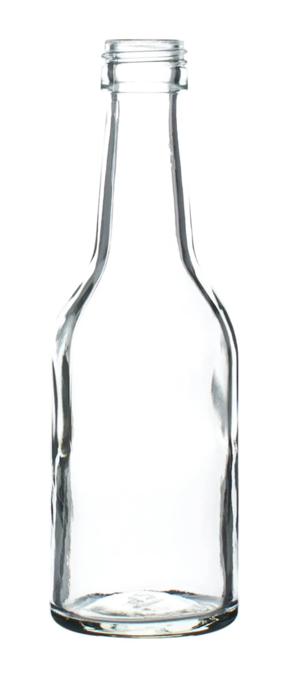 Barstuff Glasflasche Geradhals klar - 100ml
