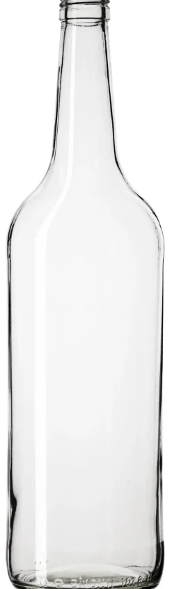 Barstuff Glasflasche Geradhals klar - 1000ml