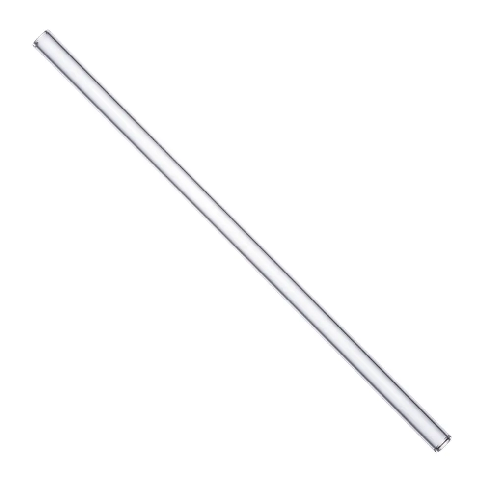 Barstuff Glastrinkhalme (8x200mm) - klar (50 Stk. + 3 Bürsten)