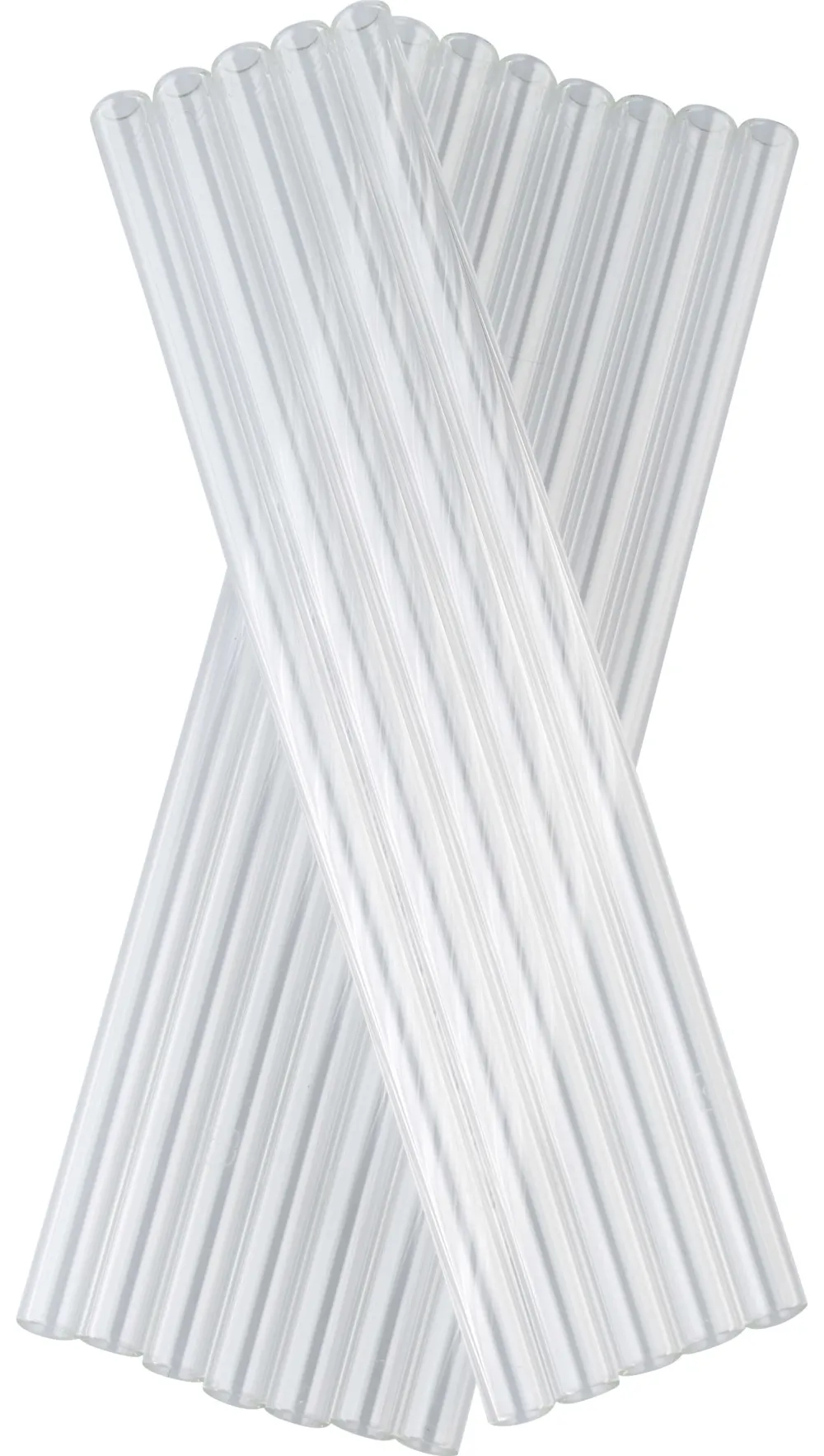 Barstuff Glastrinkhalme (9x200mm), Leonardo - klar (12 Stk.)
