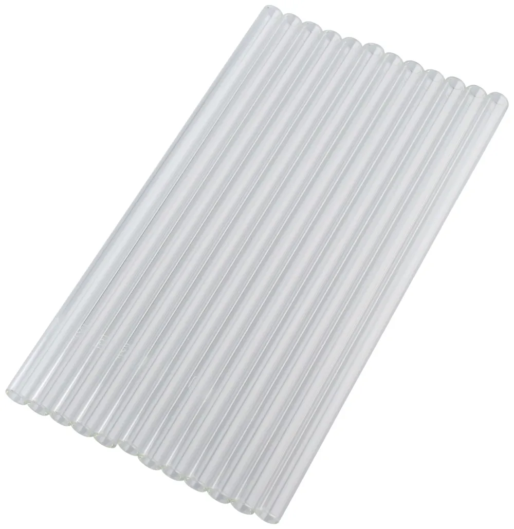 Barstuff Glastrinkhalme (9x200mm), Leonardo - klar (12 Stk.)