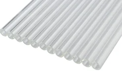 Barstuff Glastrinkhalme (9x200mm), Leonardo - klar (12 Stk.)