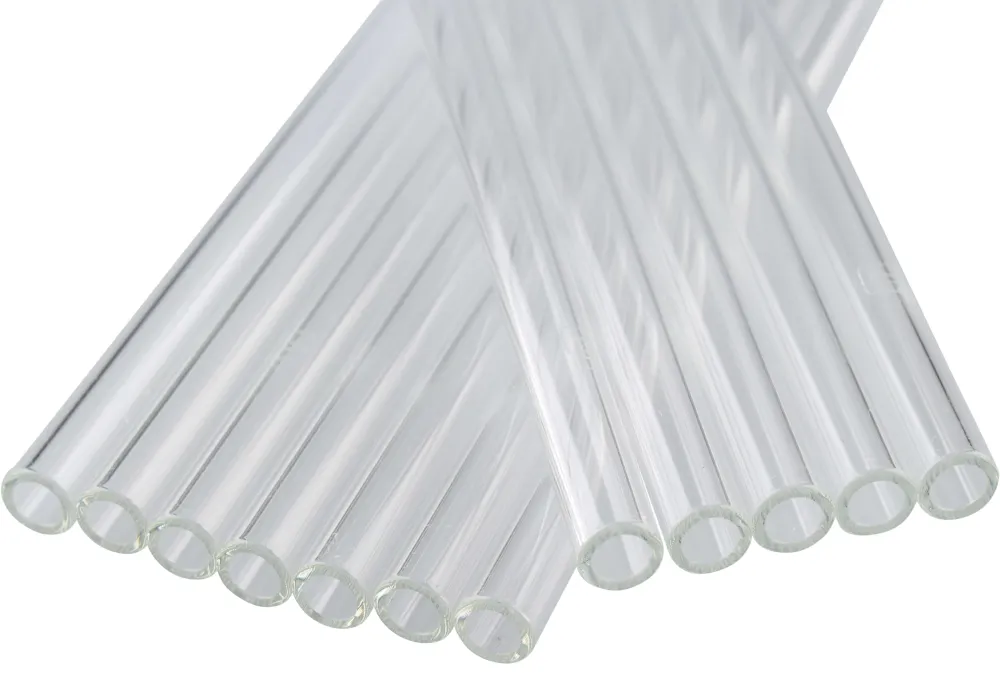 Barstuff Glastrinkhalme (9x200mm), Leonardo - klar (12 Stk.)