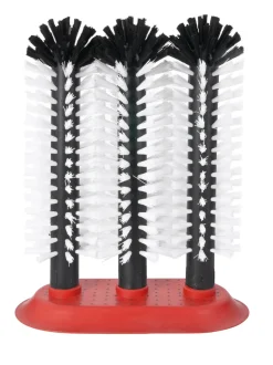 Barstuff Gläserspülbürsten mit Saugplatte (3x25cm)