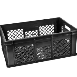 Barstuff Gläsertransportkiste schwarz Gitter - 224mm