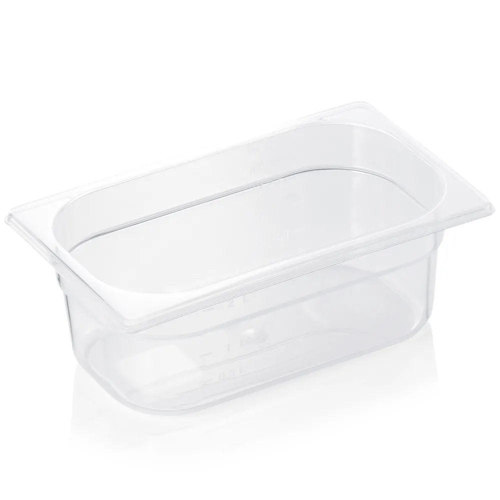 Barstuff GN 1/4 Behälter mit Skalierung, Polypropylen - H 10cm (Serie GN 84)