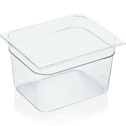 Barstuff GN 1/2 Behälter mit Skalierung, Polycarbonat transparent - H 20cm (Serie GN 94)