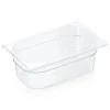 Barstuff GN 1/4 Behälter mit Skalierung, Polycarbonat transparent - H 10cm (Serie GN 94)