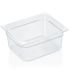 Barstuff GN 1/2 Behälter mit Skalierung, Polycarbonat transparent - H 15cm (Serie GN 94)