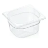 Barstuff GN 1/6 Behälter mit Skalierung, Polycarbonat transparent - H 10cm (Serie GN 94)