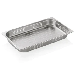 Barstuff GN 1/1 Behälter, Seiten- & Bodenlochung, CNS - H 6,5cm (Serie GN CORE)