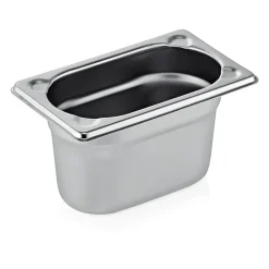 Barstuff GN 1/9 Behälter, U-Ecken, CNS - H 10cm (Serie GN CORE)