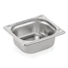 Barstuff GN 1/6 Behälter, U-Ecken, CNS - H 6,5cm (Serie GN CORE)
