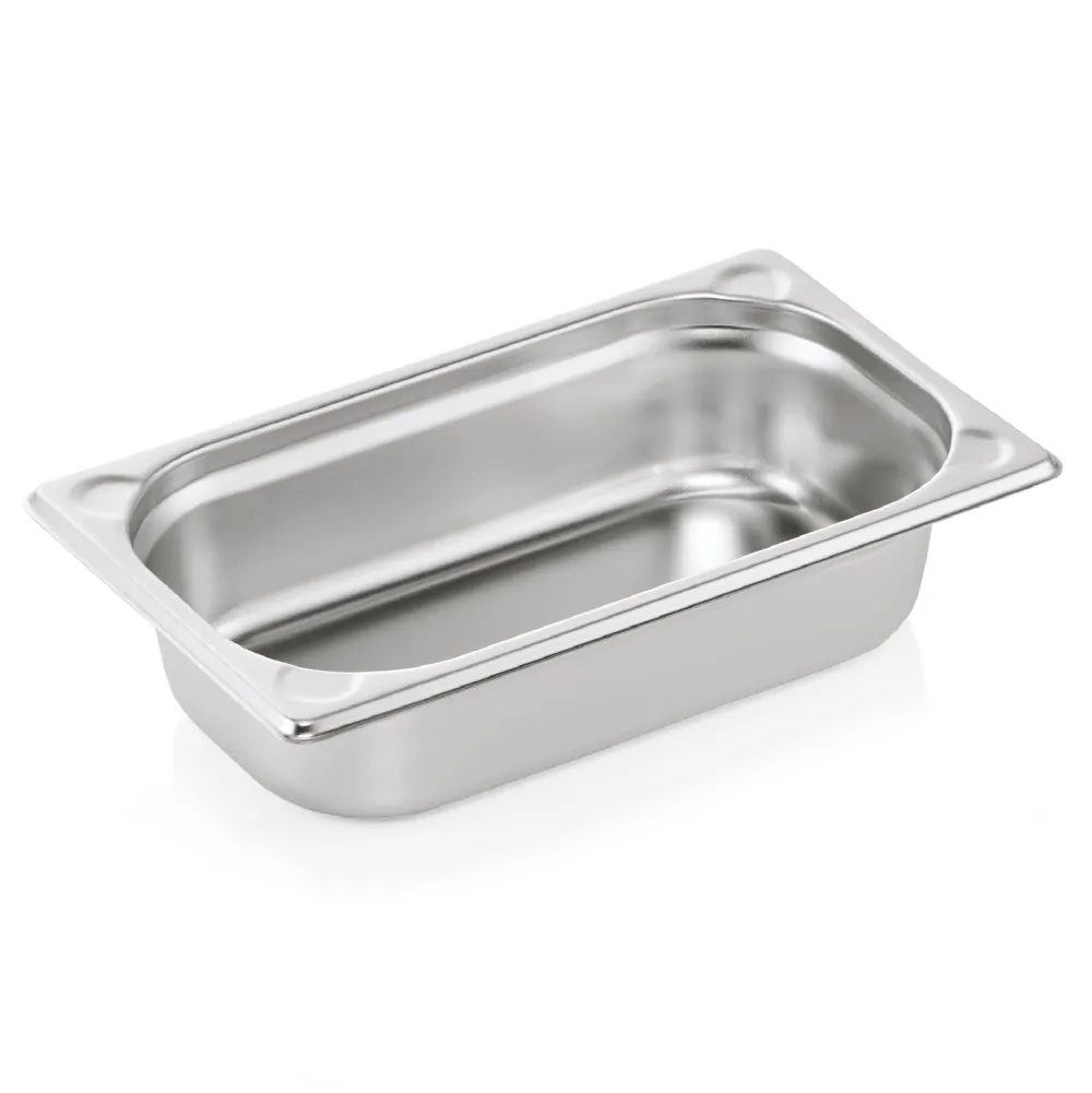 Barstuff GN 1/4 Behälter, U-Ecken, CNS - H 6,5cm (Serie GN CORE)
