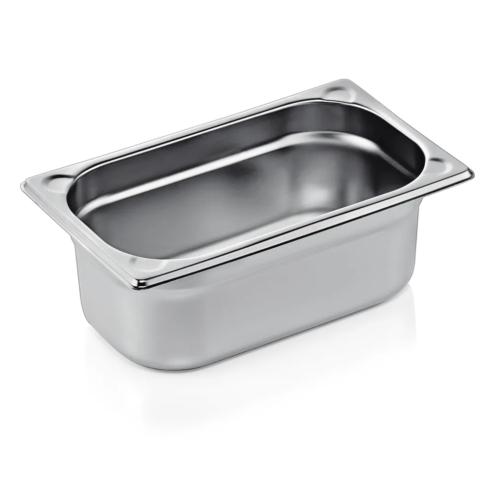 Barstuff GN 1/4 Behälter, U-Ecken, CNS - H 10cm (Serie GN CORE)