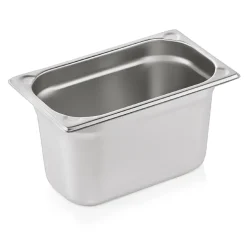Barstuff GN 1/4 Behälter, U-Ecken, CNS - H 15cm (Serie GN CORE)