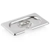 Barstuff GN 1/9 Deckel, mit Löffelaussparung, CNS (Serie GN CORE)