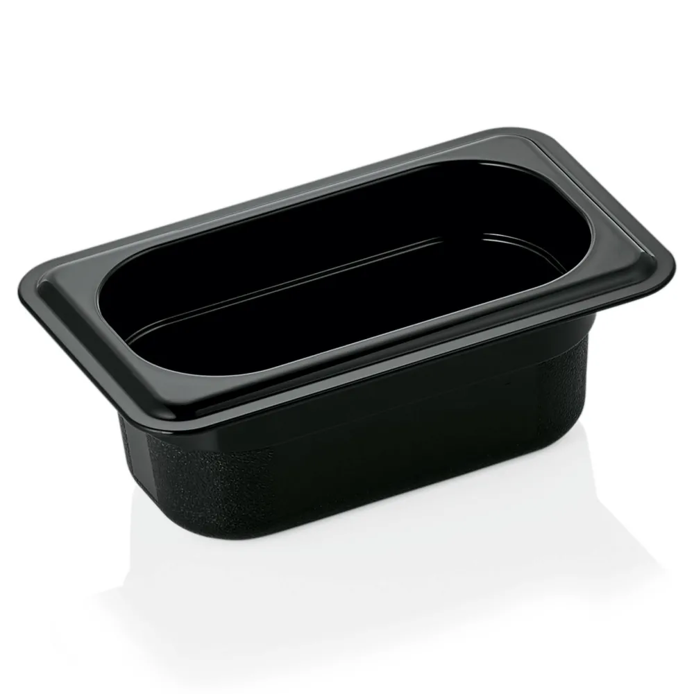 Barstuff GN 1/9 Gastronormbehälter 65mm Tiefe - PC schwarz (Serie GN 96)