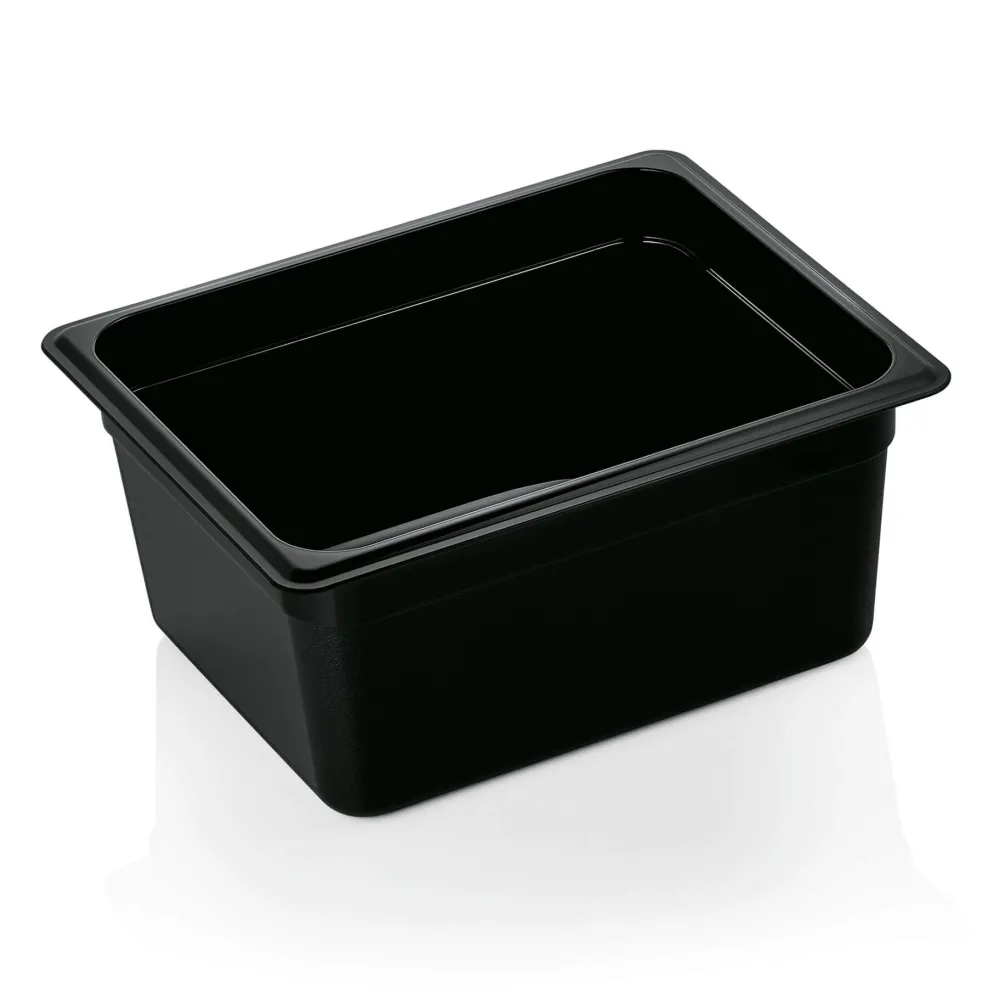 Barstuff GN 1/2 Gastronormbehälter 150mm Tiefe - PC schwarz (Serie GN 96)