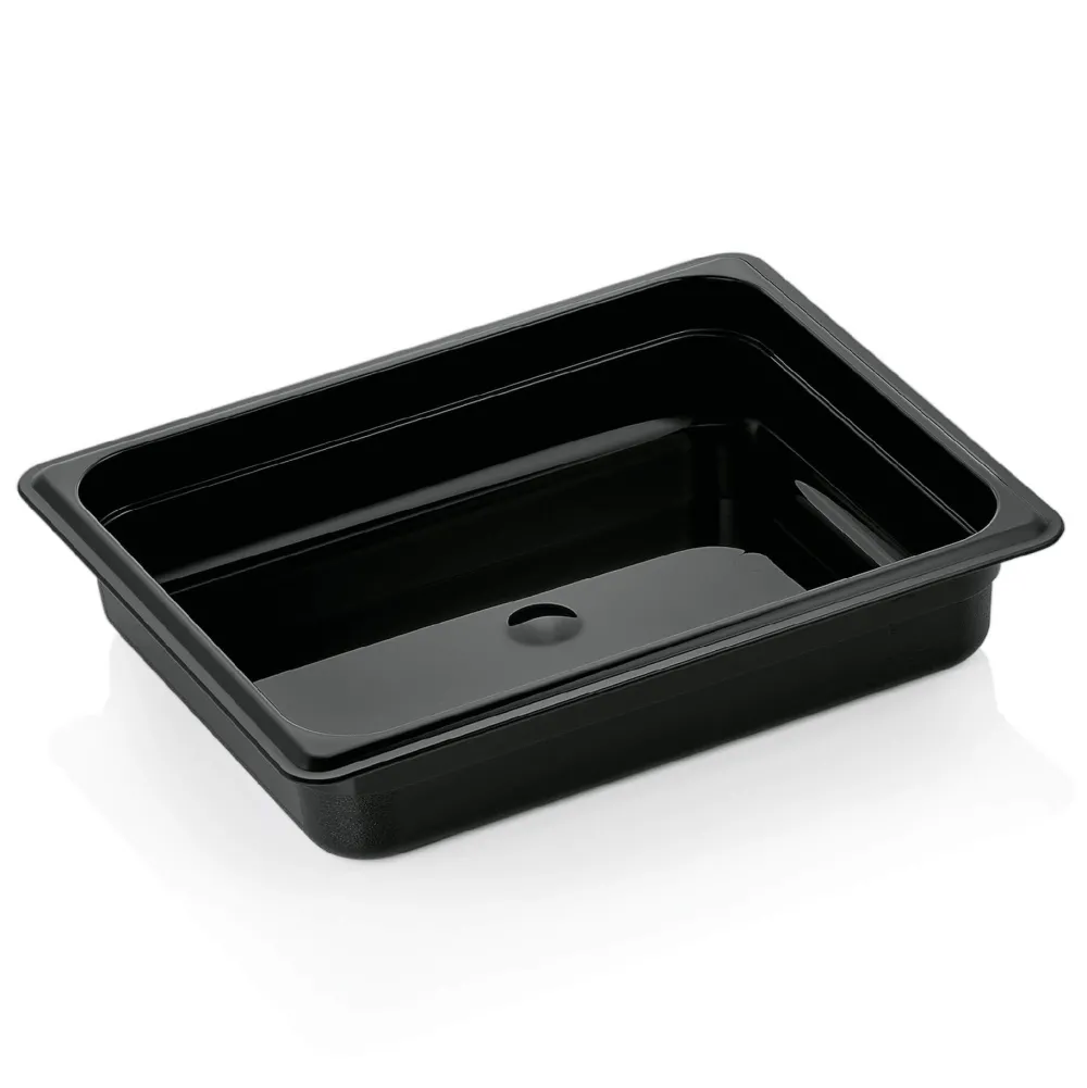 Barstuff GN 1/2 Gastronormbehälter 65mm Tiefe - PC schwarz (Serie GN 96)