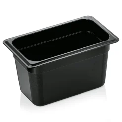 Barstuff GN 1/4 Gastronormbehälter 150mm Tiefe - PC schwarz (Serie GN 96)
