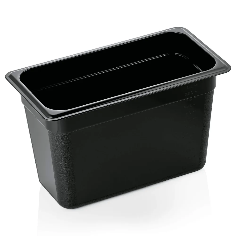 Barstuff GN 1/3 Gastronormbehälter 200mm Tiefe - PC schwarz (Serie GN 96)