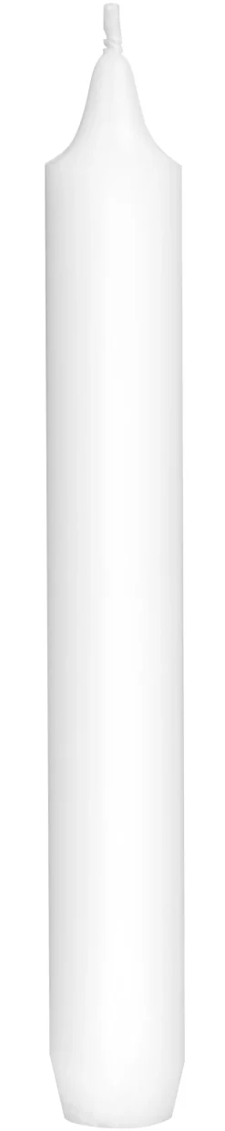 Barstuff Haushaltskerzen mit Dornenloch, Gies, 20x2,45cm - weiß (120 Stk.)