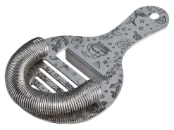 Barstuff Hawthorne Strainer Tattoo, Urban Bar - Edelstahl (10cm)