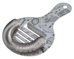Barstuff Hawthorne Strainer Tiki, Urban Bar - Edelstahl (10cm)