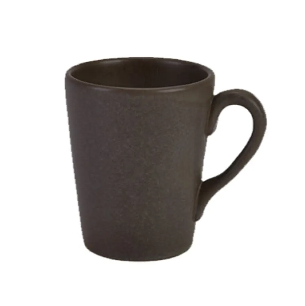 Barstuff Henkel-Becher Antigo Steingut Antikbronze – 320 ml (6 Stk.)