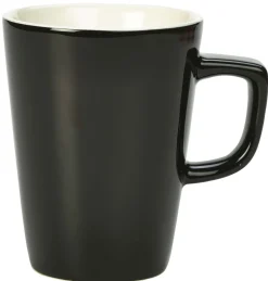 Barstuff Henkelbecher schwarz - 340ml (6 Stk.)