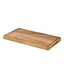 Barstuff Holzbrett / Servierbrett Akazienholz - 32,5x17,5x2cm (GN 1/3)