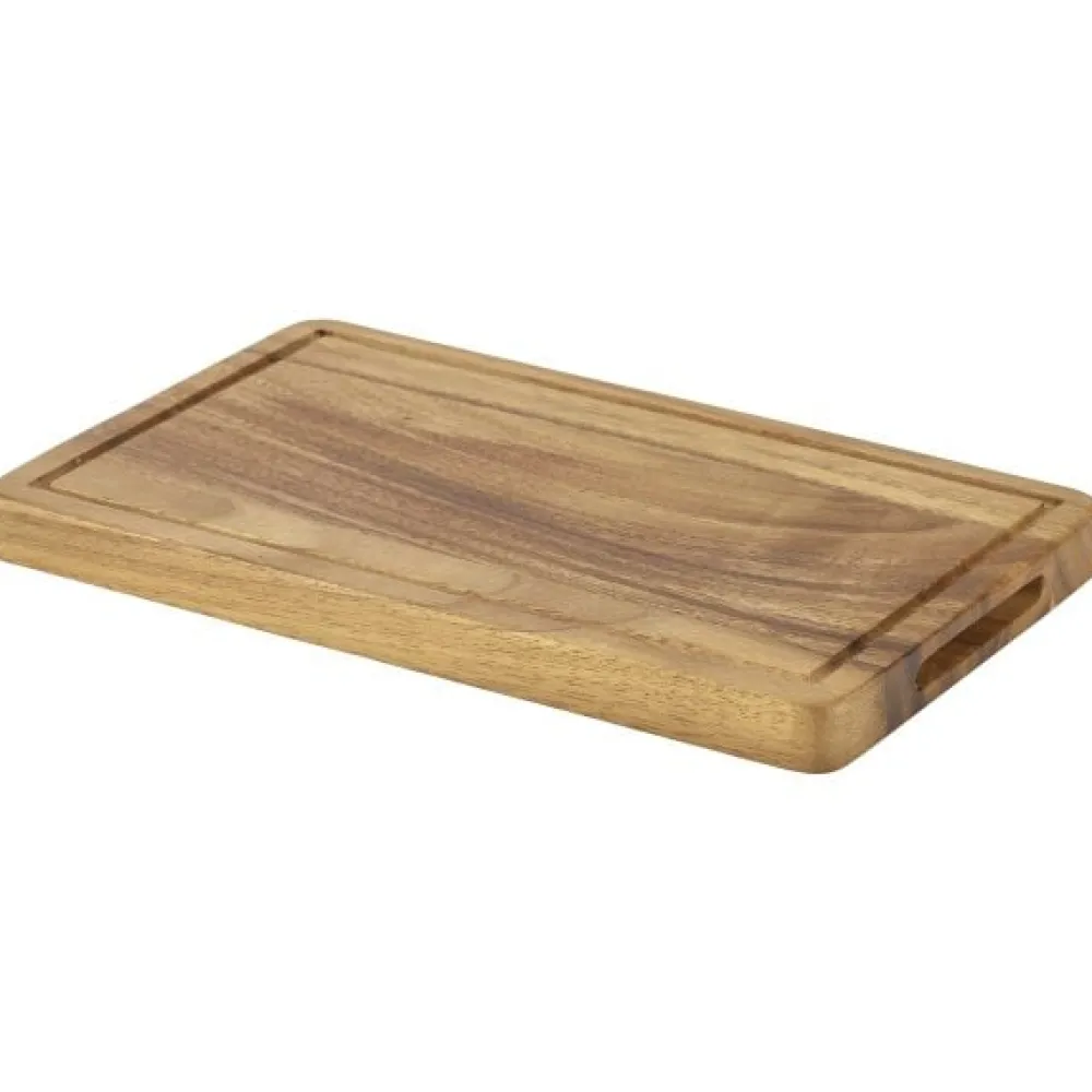 Barstuff Holzbrett / Servierbrett Akazienholz - 26,5x16x2cm (GN 1/4)