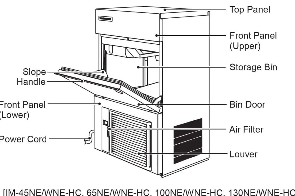 Barstuff Hoshizaki IM-100NE-HC-32 (XL-Würfel)