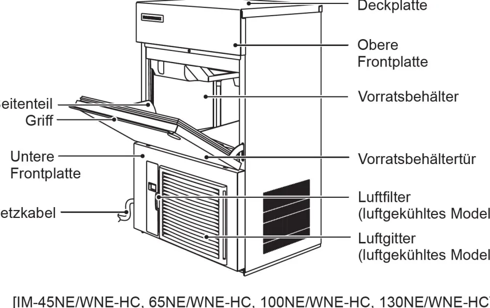 Barstuff Hoshizaki IM-100NE-HC-32 (XL-Würfel)