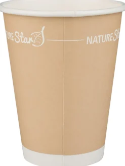 Barstuff Kaffeebecher Papier, braun - 300ml, 9cm (50 Stk.)