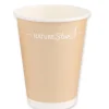 Barstuff Kaffeebecher Papier, braun - 300ml, 8cm (50 Stk.)