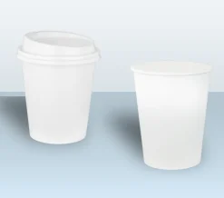 Barstuff Kaffeedeckel, Huhtamaki, Plastik, weiß - 0,2l (100 Stk.)
