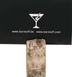 Barstuff Kartenhalter Birke, Baumscheibe Birke - ca. 6,5cm