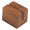 Barstuff Kartenhalter Holz mini, braun - 3x2,5x2,5cm