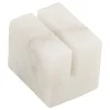 Barstuff Kartenhalter Marmor mini, weiß-grau - 3x2,5x2,5cm