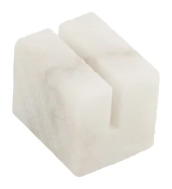 Barstuff Kartenhalter Marmor mini, weiß-grau - 3x2,5x2,5cm