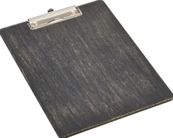 Barstuff Klemmbrett DIN A4, Holz - schwarz