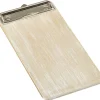 Barstuff Klemmbrett lang (24,5x13cm), Holz - weiß