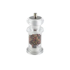 Barstuff Kombi-Pfeffermühle/Salzstreuer, Acryl transparent - 14cm