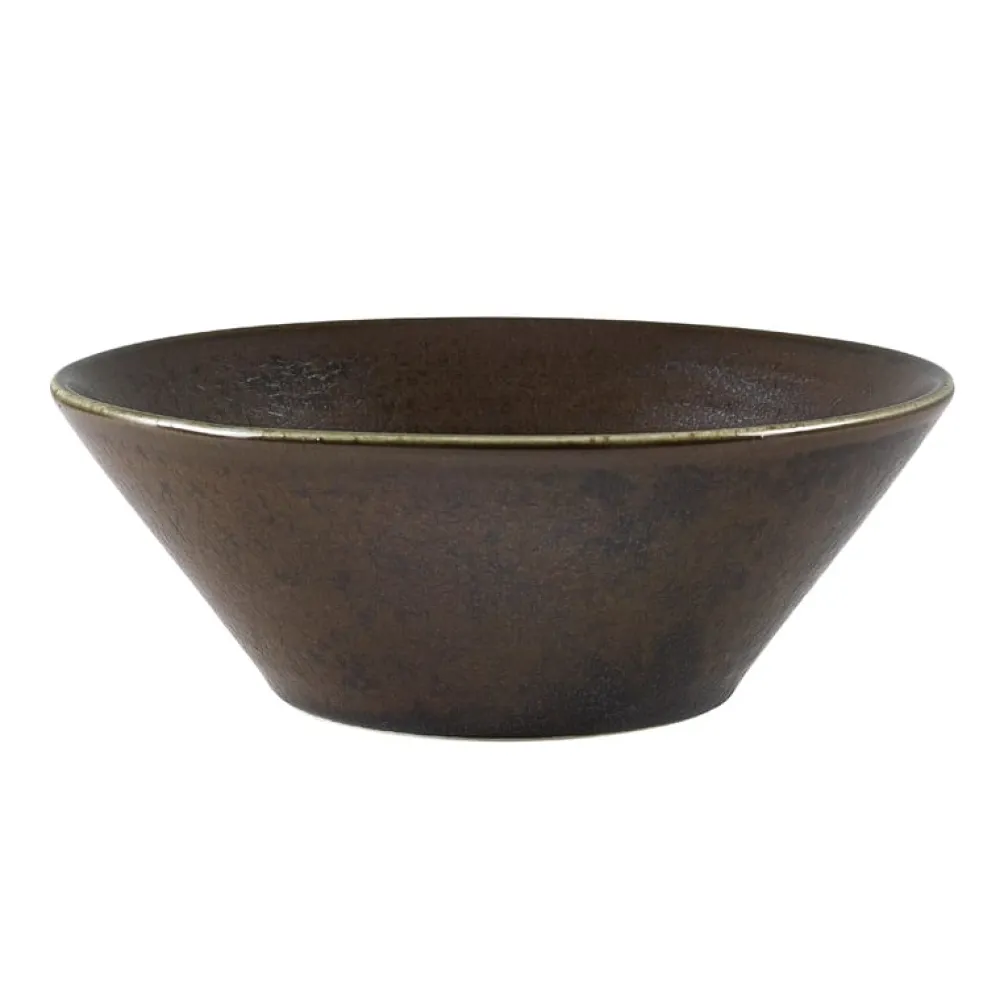 Barstuff Konische Schüssel Terra Cinder Black – 16 cm (6 Stk.)