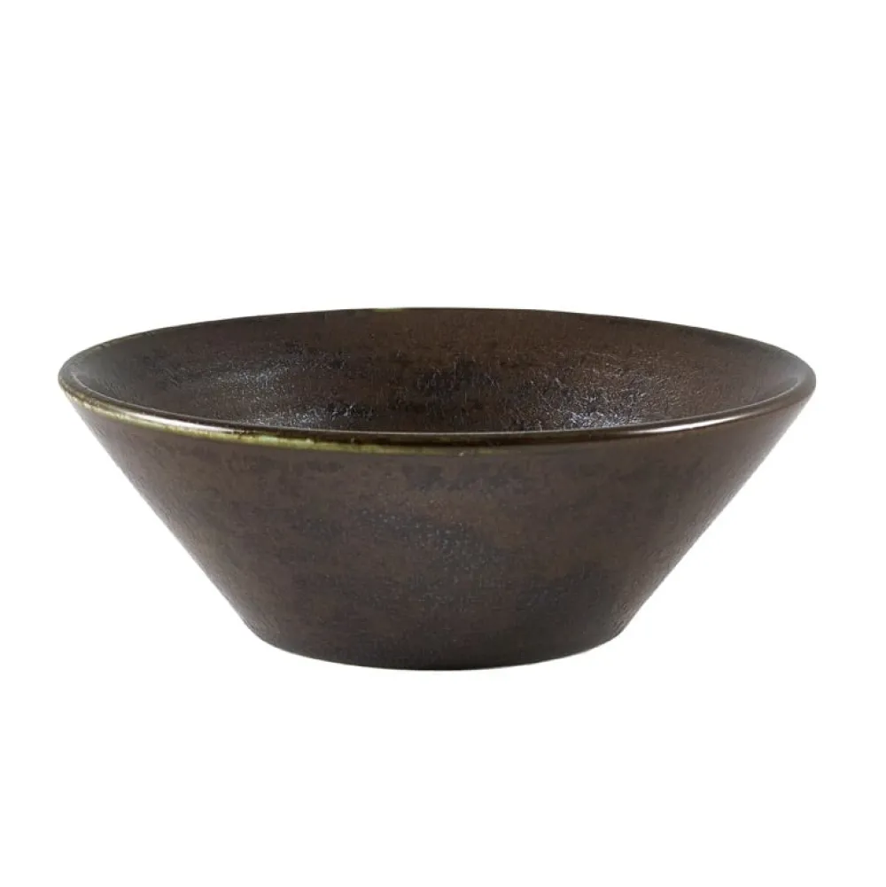 Barstuff Konische Schüssel Terra Cinder Black – 14 cm (6 Stk.)
