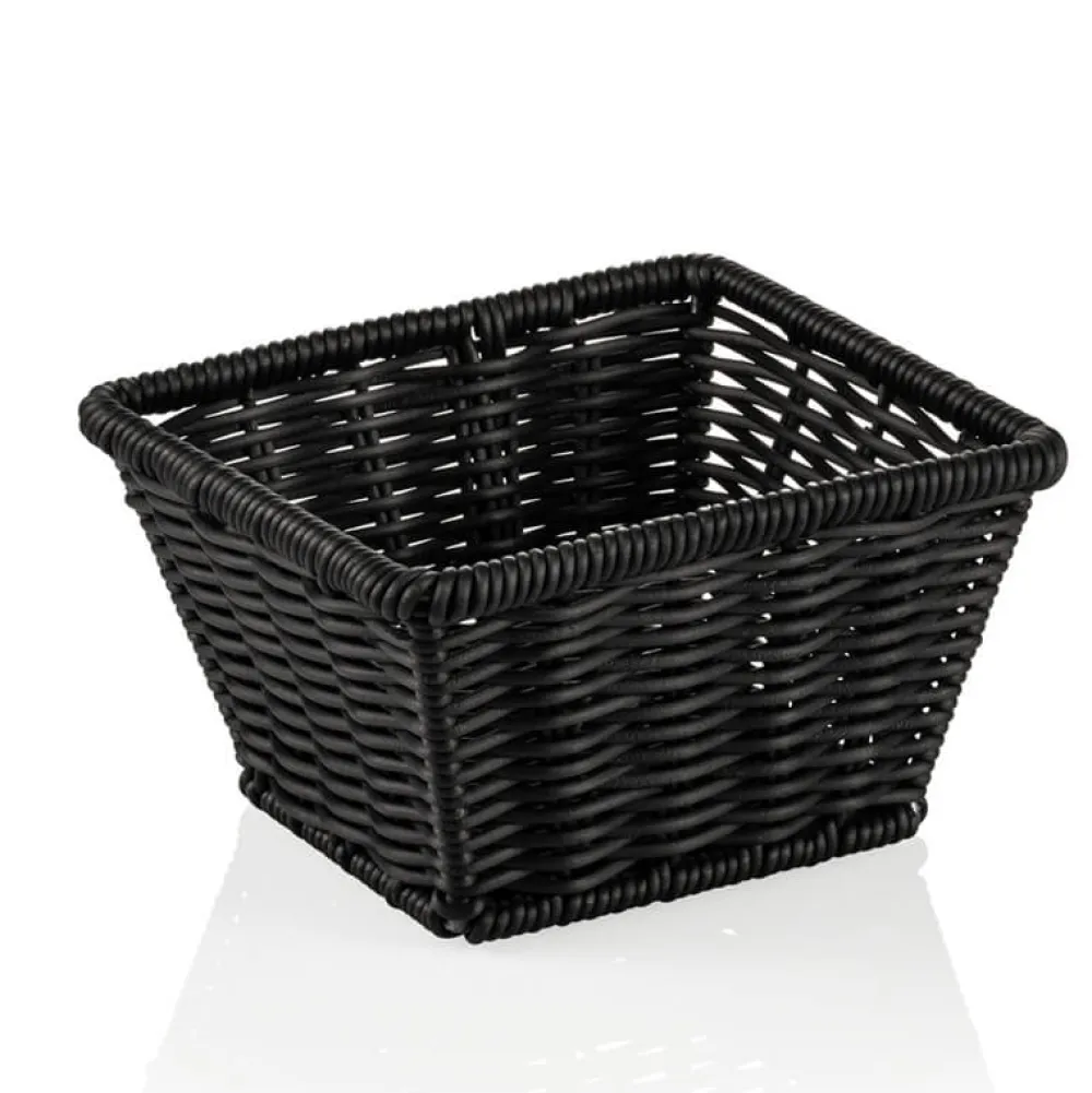 Barstuff Korb Polypropylen, 17,5x16x10cm (GN 1/6) - schwarz