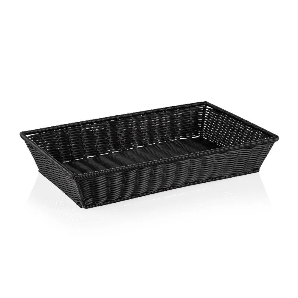 Barstuff Korb Polypropylen, 53x32,5x10cm (GN 1/1) - schwarz