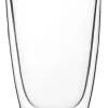 Barstuff Latte Macchiato Glas ohne Henkel, doppelwandig, Lounge - 0,31l